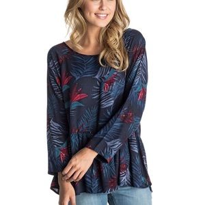 ROXY Landslide peasant top women’s medium